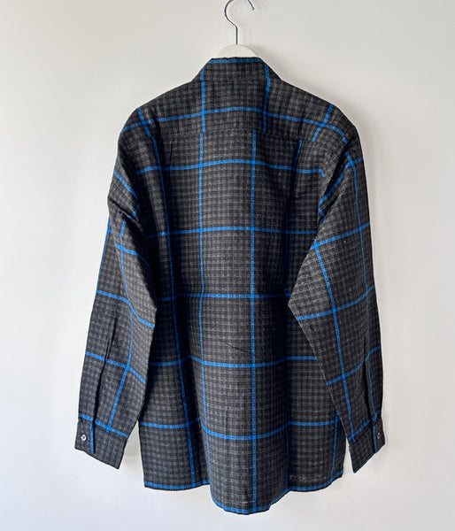 HIGH! STANDARD/LT FLANNEL WORK SHIRT (BLACK)