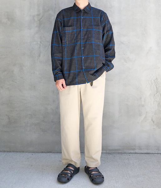 HIGH! STANDARD/LT FLANNEL WORK SHIRT (BLACK)