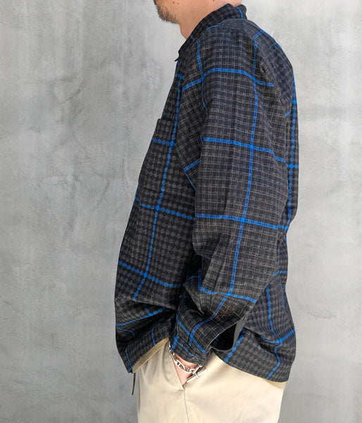 HIGH! STANDARD/LT FLANNEL WORK SHIRT (BLACK)