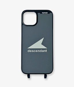 DESCENDANT/CETUS Bump Phone Case iPhone 14 (13) Topologie (BLACK)