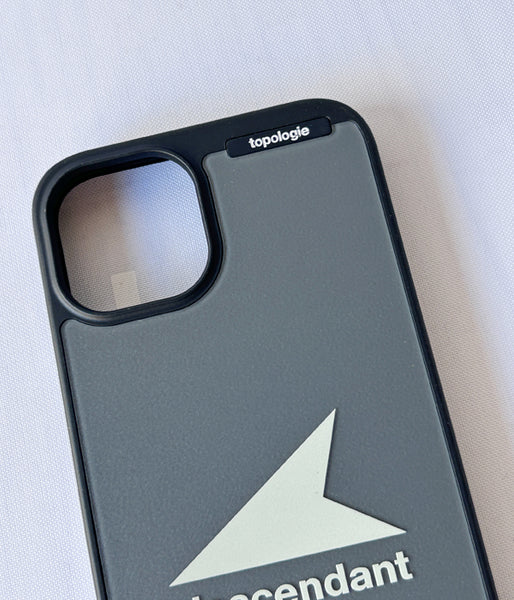 DESCENDANT/CETUS Bump Phone Case iPhone 14 (13) Topologie (BLACK)