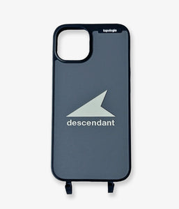 DESCENDANT/CETUS Bump Phone Case iPhone 15 Topologie (BLACK)