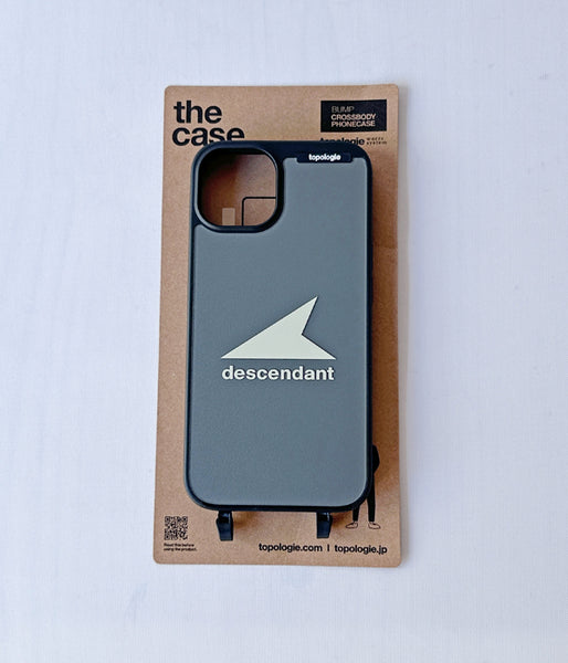 DESCENDANT/CETUS Bump Phone Case iPhone 15 Topologie (BLACK)