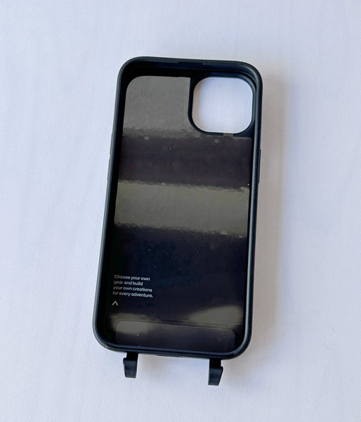 DESCENDANT/CETUS Bump Phone Case iPhone 15 Topologie (BLACK)