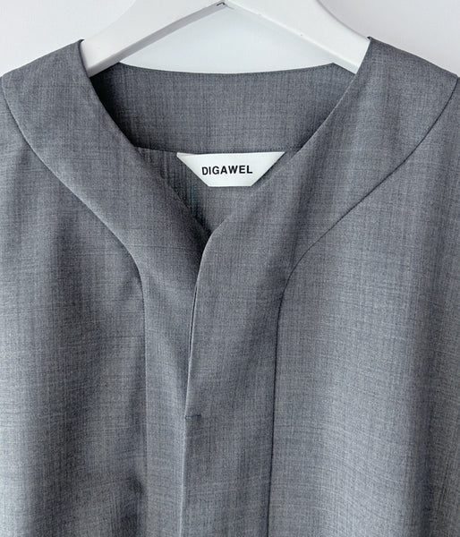 DIGAWEL/BASEBALL SHIRT (GRAY)