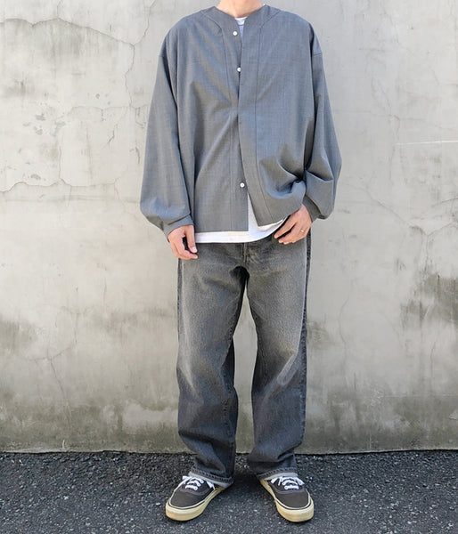 DIGAWEL/BASEBALL SHIRT (GRAY)