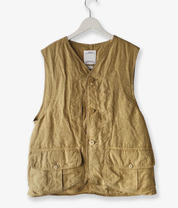 visvim/GUSTO DOWN VEST (BEIGE)