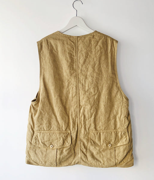 visvim/GUSTO DOWN VEST (BEIGE)