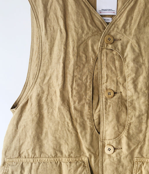 visvim/GUSTO DOWN VEST (BEIGE)