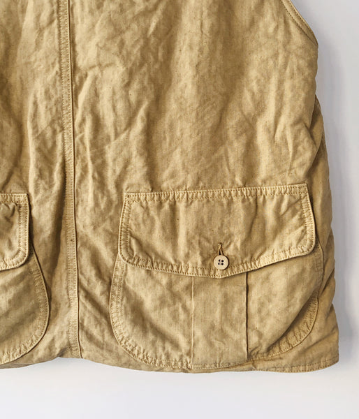 visvim/GUSTO DOWN VEST (BEIGE)