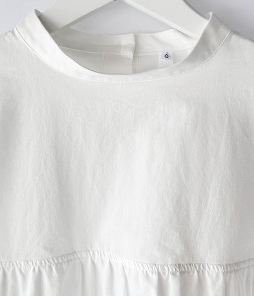 holk/BACK BUTTON BLOUSE (WHITE)