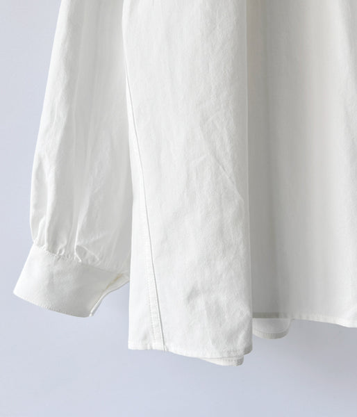 holk/BACK BUTTON BLOUSE (WHITE)