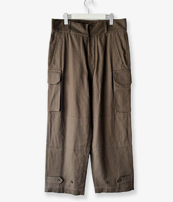 blurhms ROOTSTOCK/COTTON SERGE 47 PANTS (KhakiBrown)