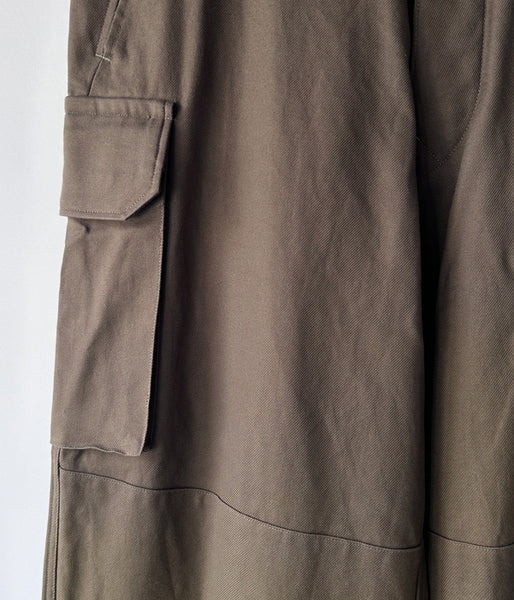 blurhms ROOTSTOCK/COTTON SERGE 47 PANTS (KhakiBrown)