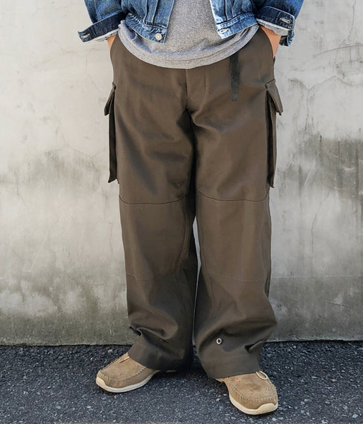 blurhms ROOTSTOCK/COTTON SERGE 47 PANTS (KhakiBrown)