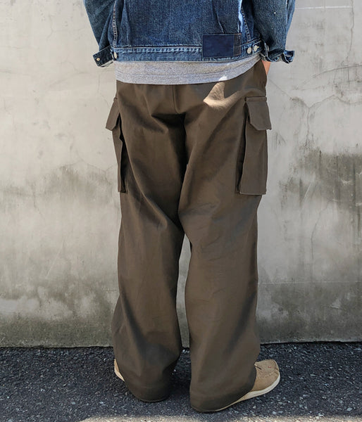 blurhms ROOTSTOCK/COTTON SERGE 47 PANTS (KhakiBrown)