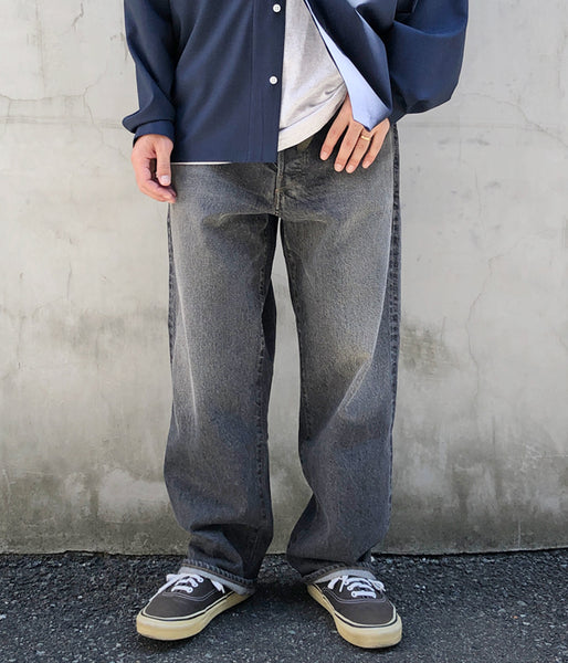 blurhms ROOTSTOCK/13.5OZ DENIM PANTS CLASSIC (USED-SulfurBlack)