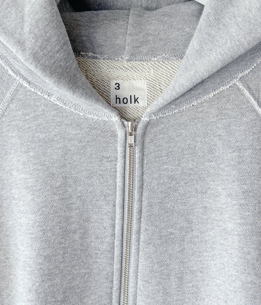 holk/FULL ZIP HOODIE (GRAY)