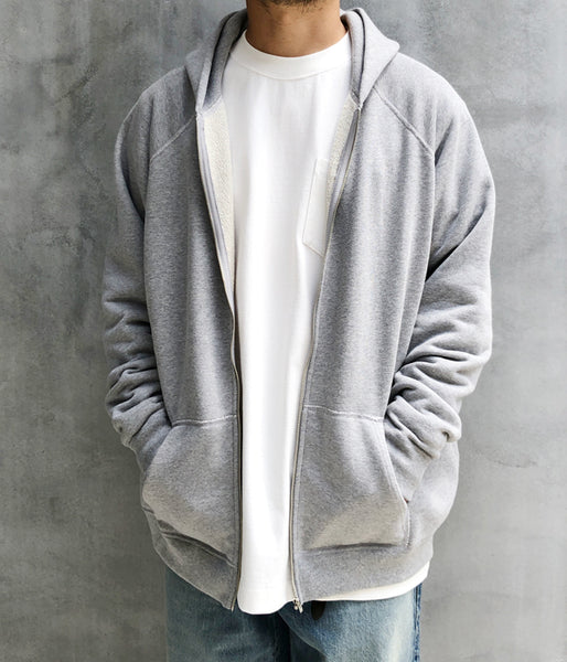 holk/FULL ZIP HOODIE (GRAY)