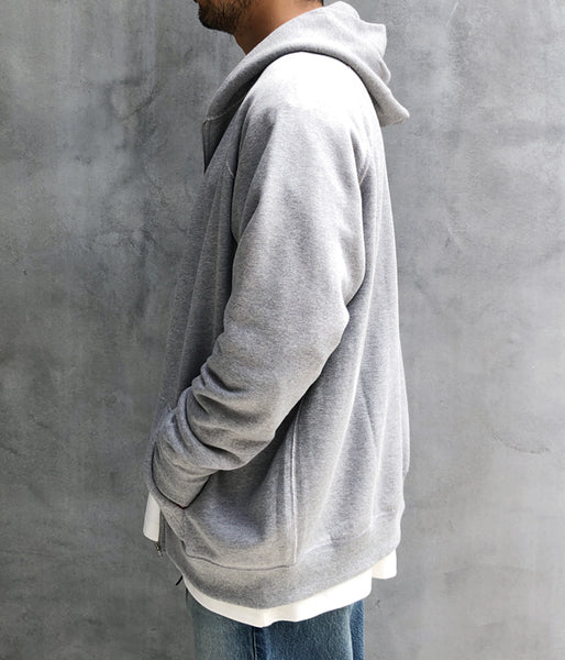 holk/FULL ZIP HOODIE (GRAY)