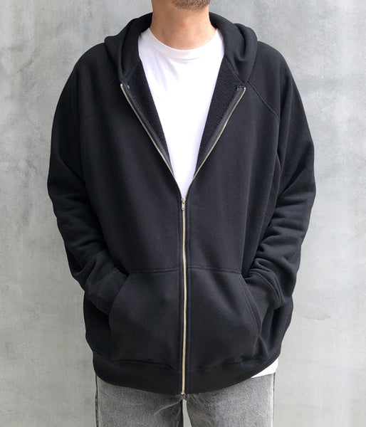 holk/FULL ZIP HOODIE (BLACK)