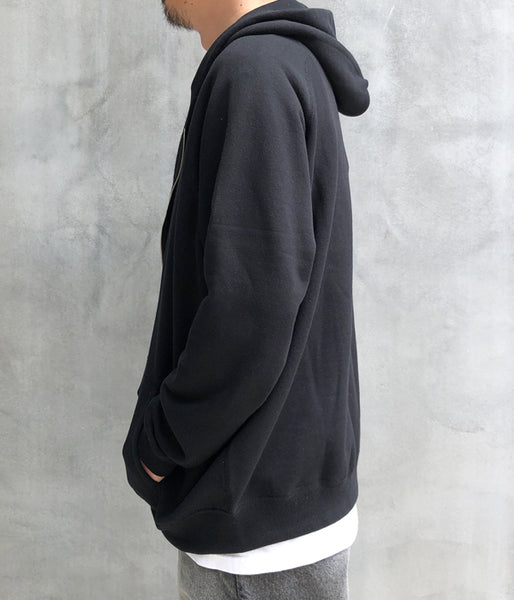 holk/FULL ZIP HOODIE (BLACK)