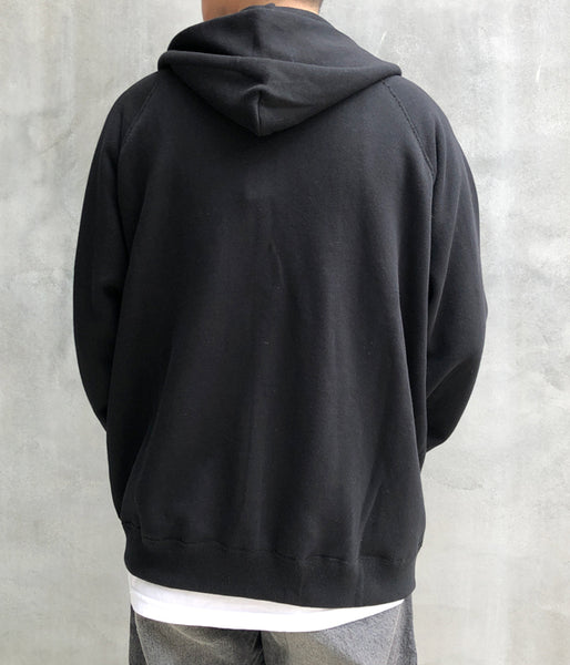 holk/FULL ZIP HOODIE (BLACK)