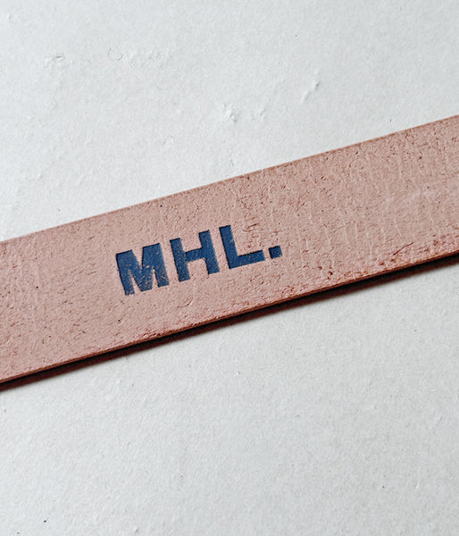 MHL./SIMPLE BELT (BLACK)