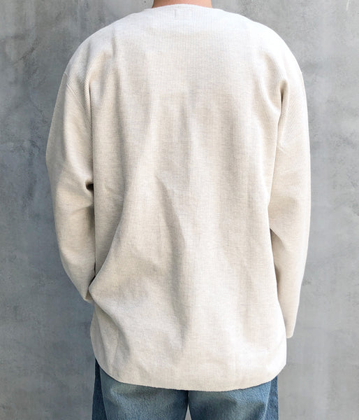 blurhms ROOTSTOCK/ROUGH&SMOOTH THERMAL OVER NECK LS (HEATHER OATMEAL)