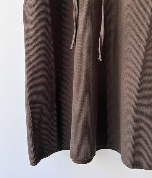 blurhms ROOTSTOCK/ROUGH&SMOOTH THERMAL OVER NECK DRESS L/S (KhakiBrown)