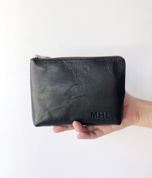 MHL./BASIC LEATHER POUCH L