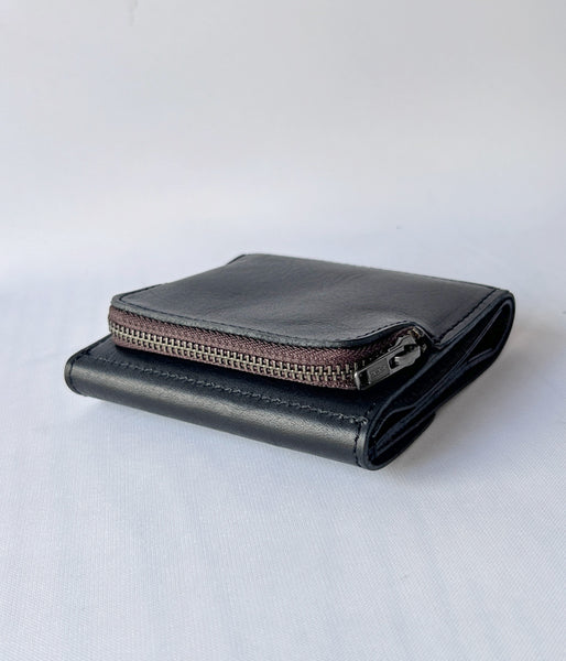 MHL./BASIC LEATHER THREE FOLD WALLET