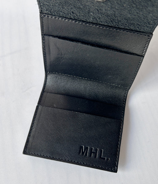 MHL./BASIC LEATHER THREE FOLD WALLET