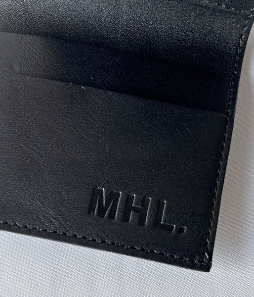 MHL./BASIC LEATHER THREE FOLD WALLET