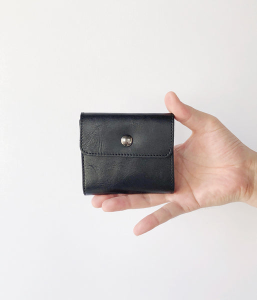 MHL./BASIC LEATHER THREE FOLD WALLET