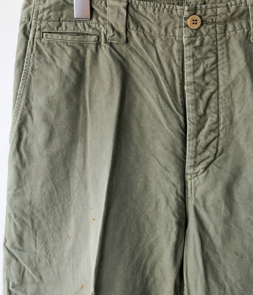 visvim/WIDE CHINO PANTS CRASH (LT.GREEN)