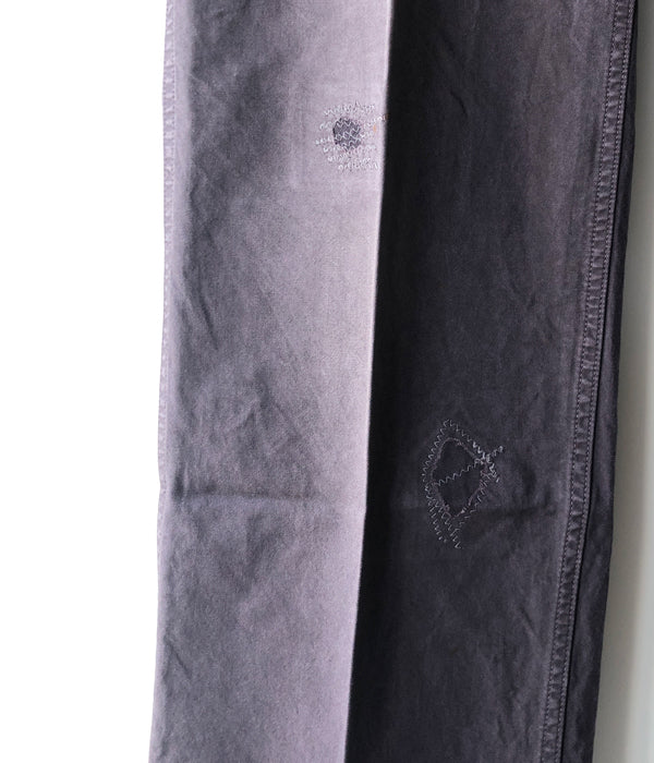 visvim/WIDE CHINO PANTS CRASH (BLACK)