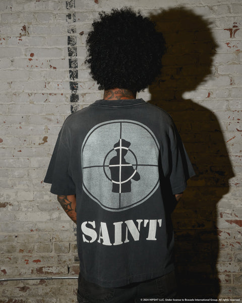 SAINT MICHAEL/PE_SS TEE/SNT ENEMY/BLK