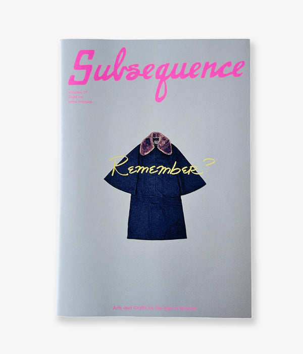 Subsequence Magazine (サブシークエンスマガジン) 正規通販
