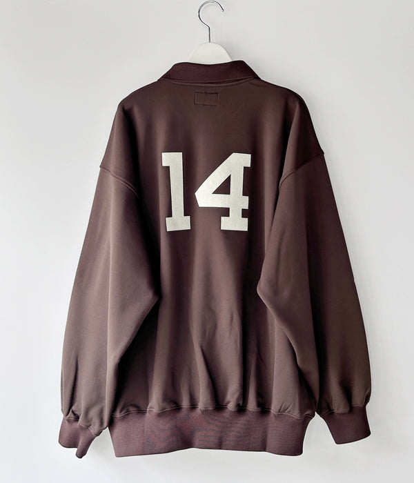 DESCENDANT/CETUS POLO JERSEY (BROWN)