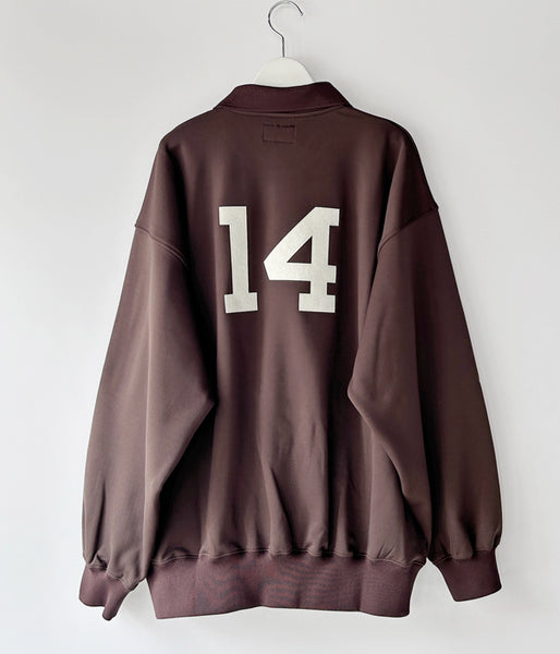 DESCENDANT/CETUS POLO JERSEY (BROWN)