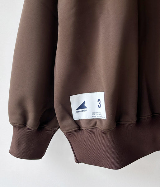 DESCENDANT/CETUS POLO JERSEY (BROWN)