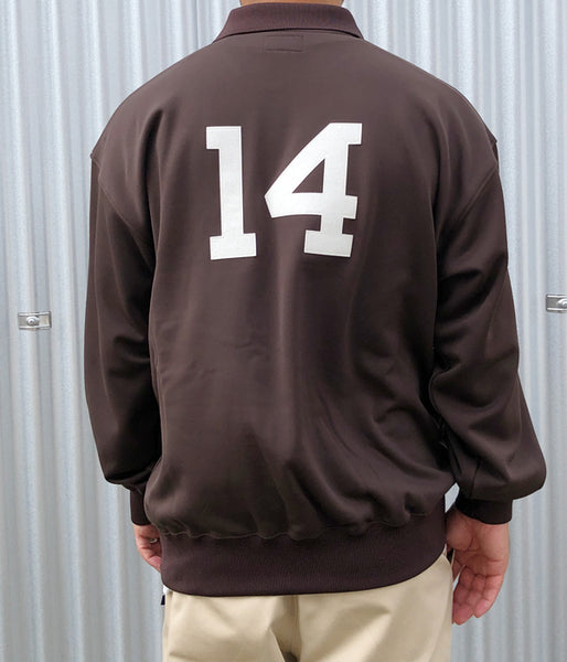 DESCENDANT/CETUS POLO JERSEY (BROWN)