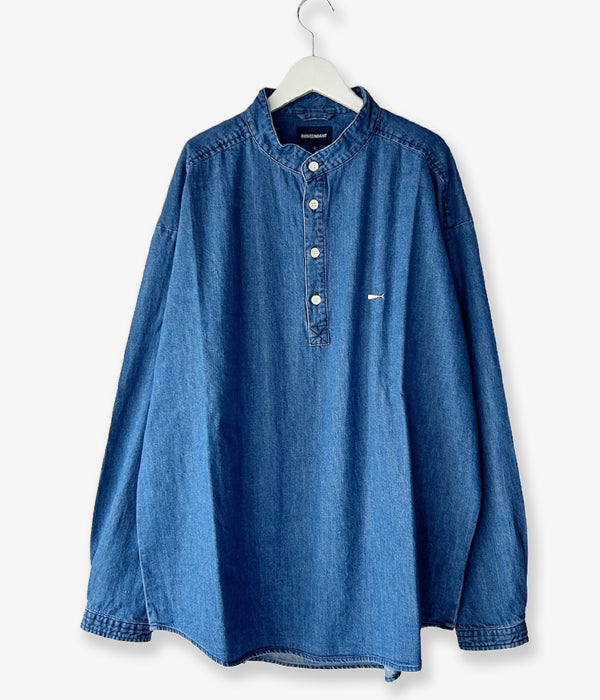 DESCENDANT/TETTY DENIM LS SHIRT (INDIGO)