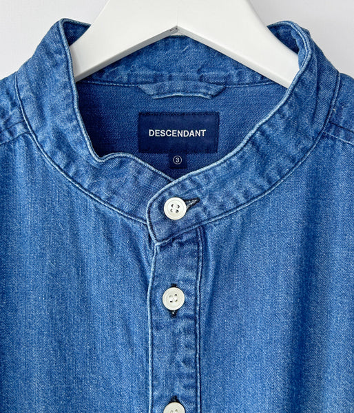 DESCENDANT/TETTY DENIM LS SHIRT (INDIGO)