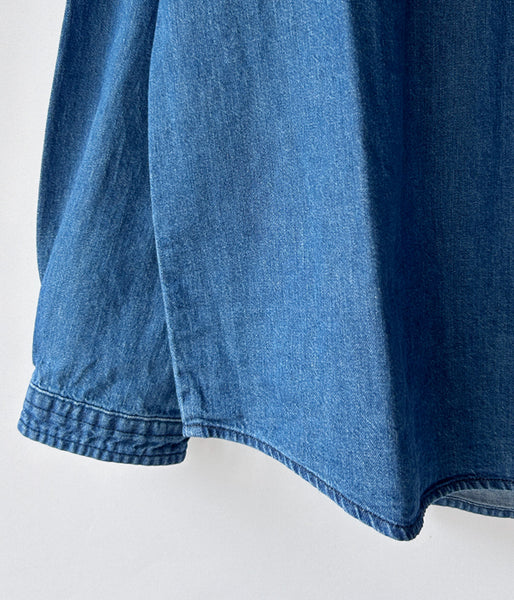 DESCENDANT/TETTY DENIM LS SHIRT (INDIGO)