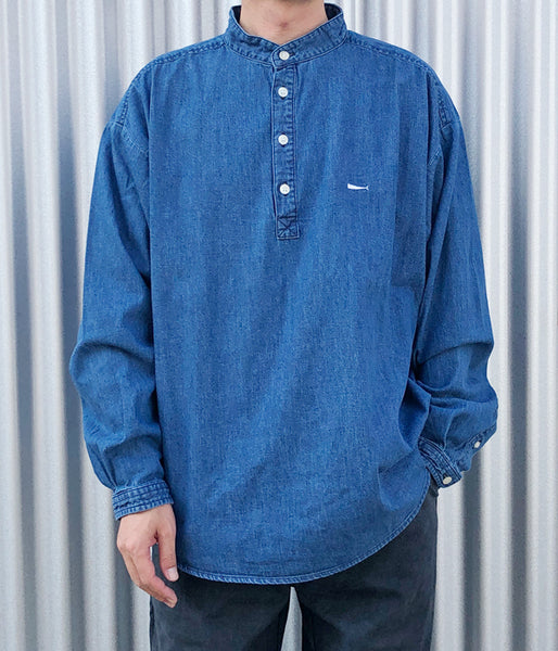 DESCENDANT/TETTY DENIM LS SHIRT (INDIGO)