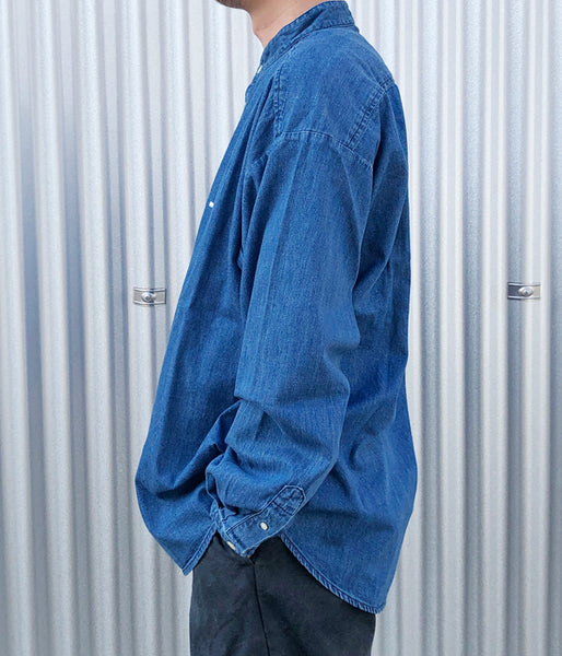 DESCENDANT/TETTY DENIM LS SHIRT (INDIGO)