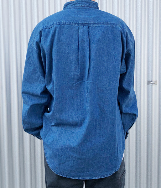 DESCENDANT/TETTY DENIM LS SHIRT (INDIGO)