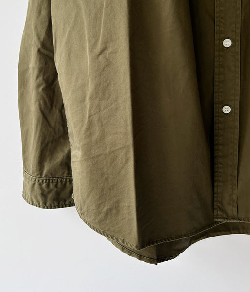 DESCENDANT/KENNEDY’S TWILL LS SHIRT (OLIVE DRAB)